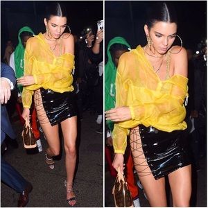 SOLD Danielle Guizio Devoiler Skirt Kendall Jenner